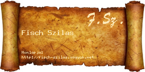Fisch Szilas névjegykártya